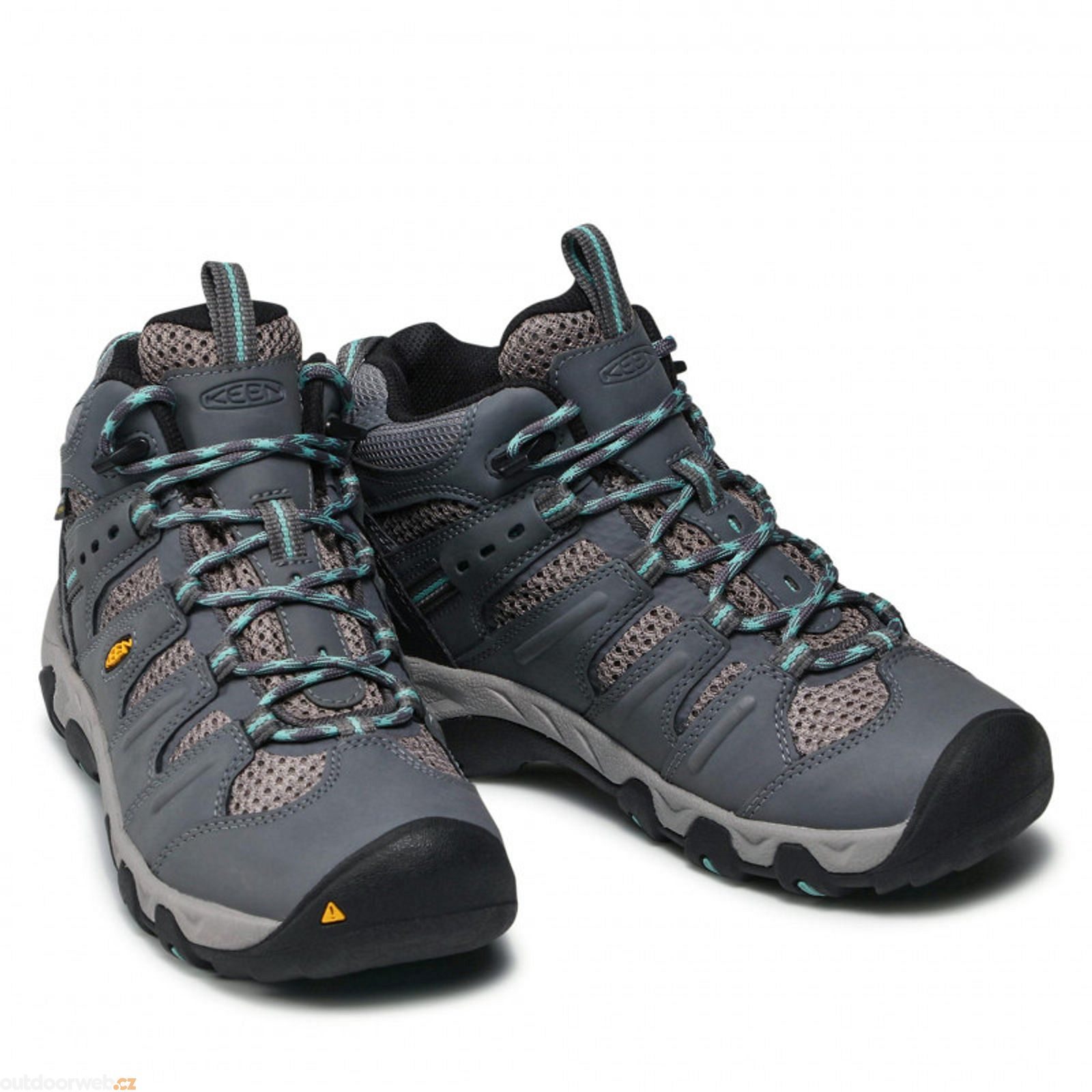 Outdoorweb.eu KOVEN MID WP W steel grey wasabi women s outdoor shoes KEEN 87.87