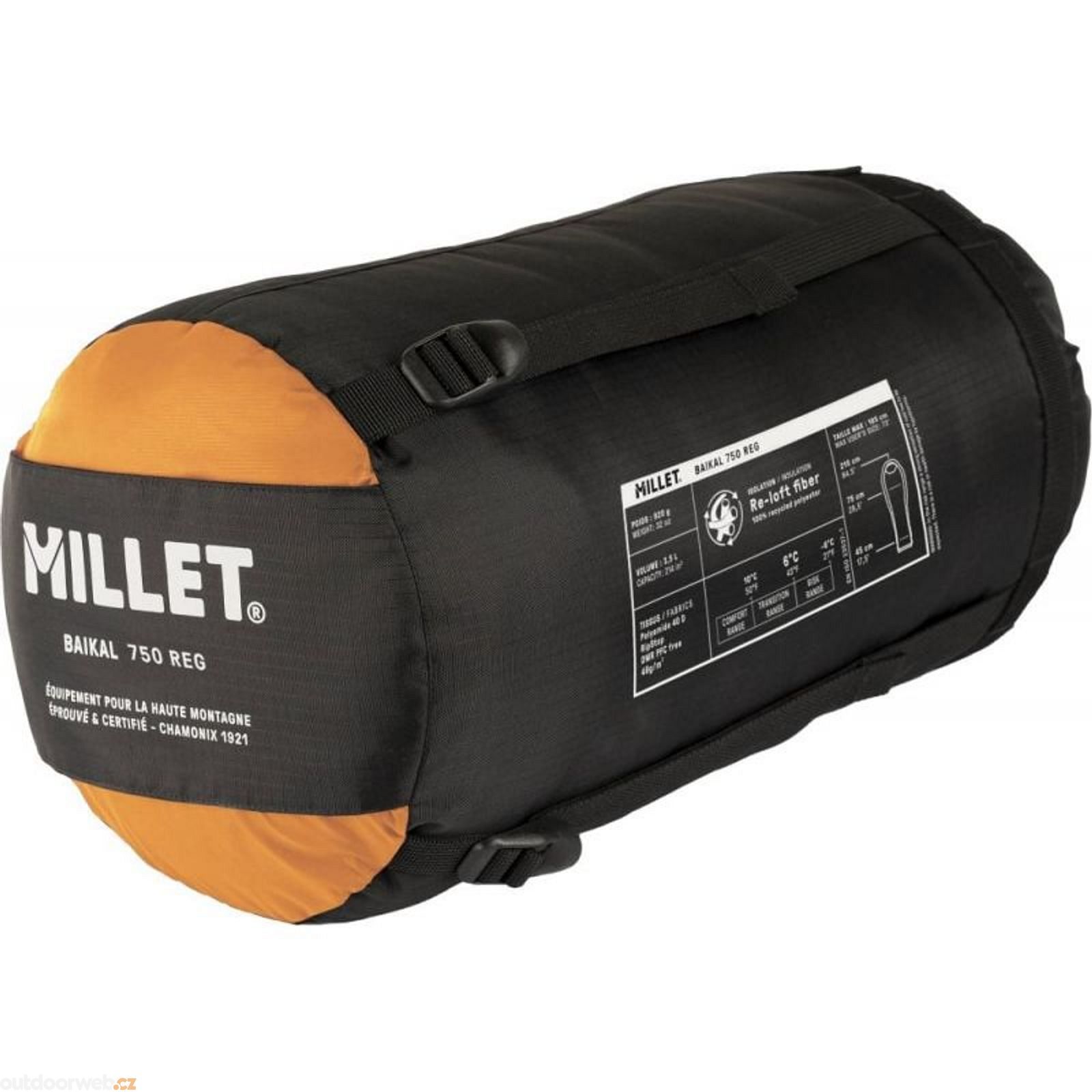 BAIKAL 750 REG maracuja - Sleeping bag - MILLET - 95,32 €