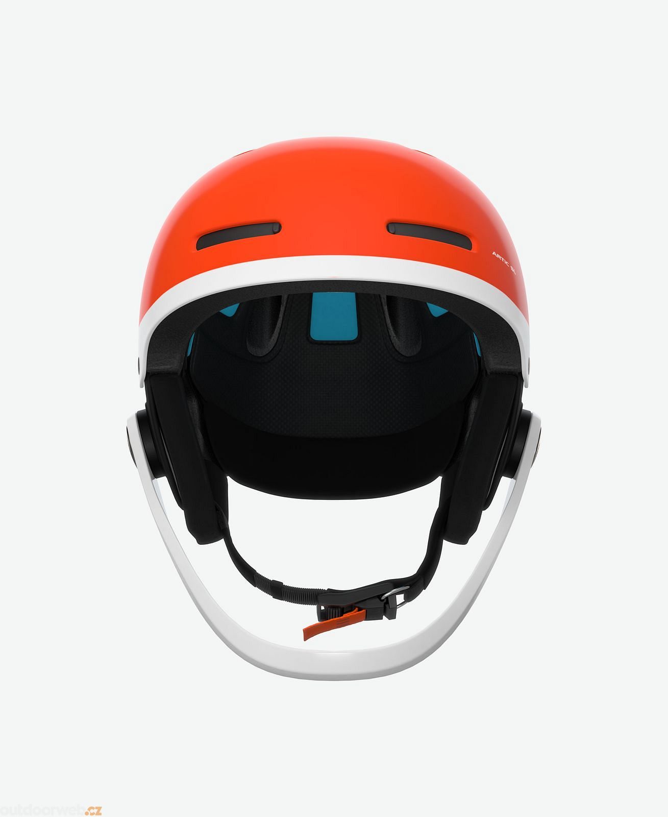 使用5日　POC A SL 360° SPIN Artic SL 360 SPIN, Fluorescent Orange - Slalom helmet - POC