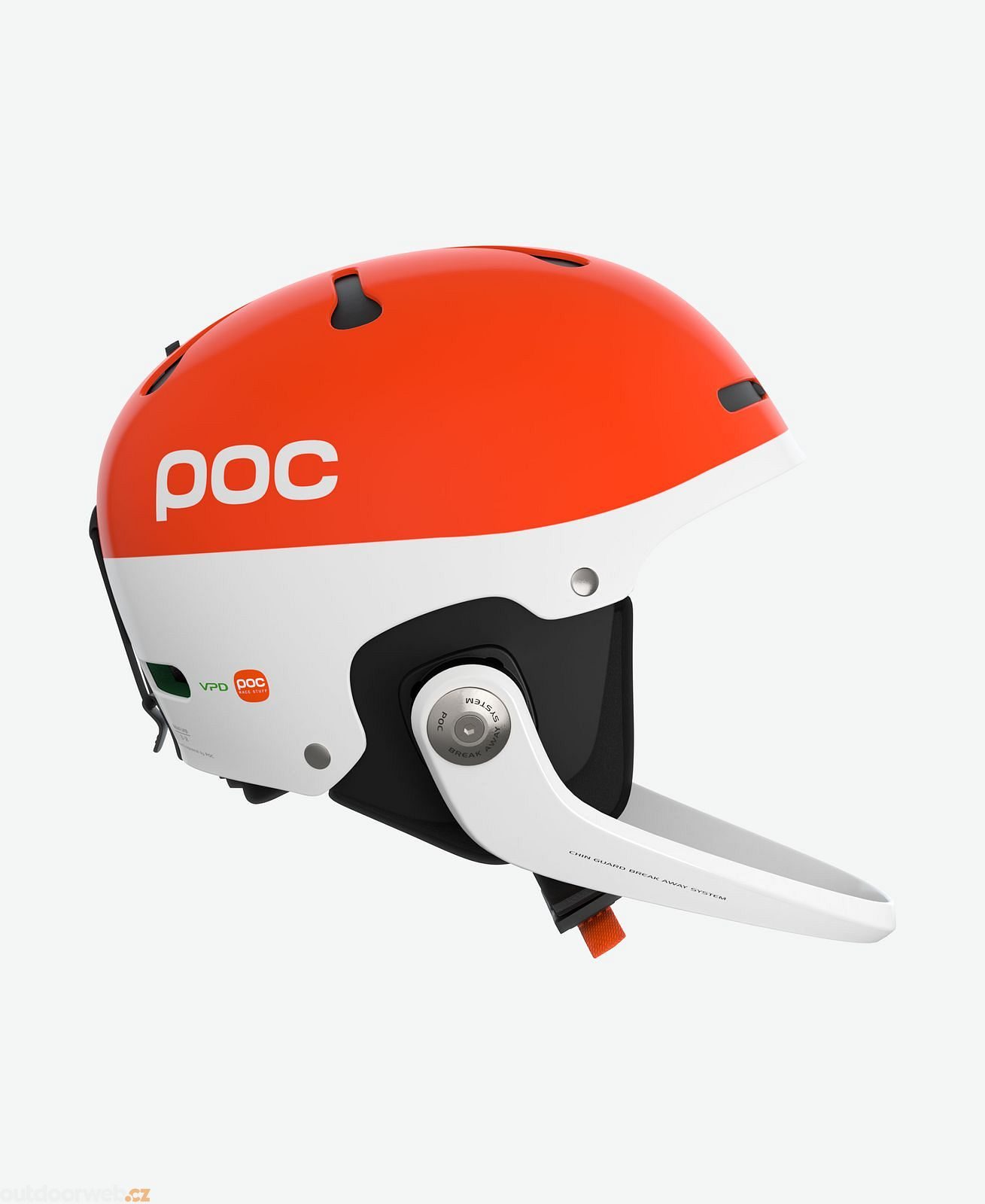 Artic SL 360 SPIN Fluorescent Orange - Slalom helmet - POC