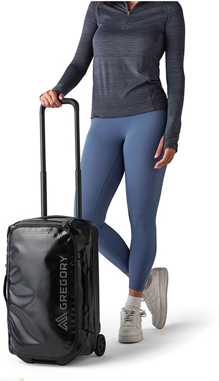 ALPACA WHEELED DUFFEL 40 OBSIDIAN BLACK - Travel trolley bag