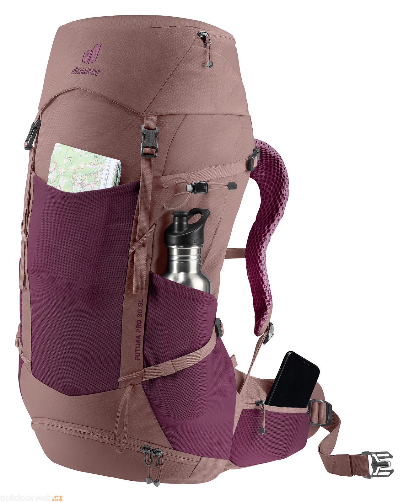 Futura Pro 30 SL cassis-ashrose - Women’s hiking backpack - DEUTER ...