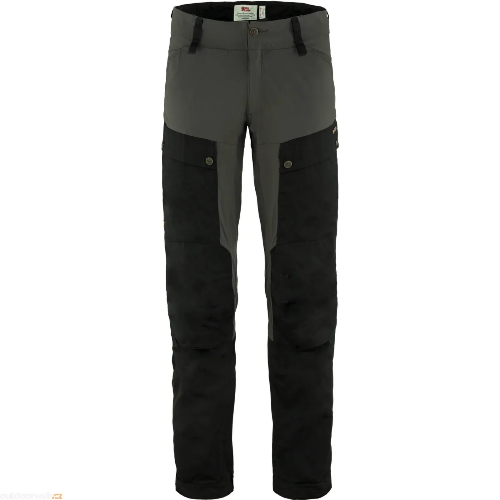 Outdoorweb.eu Keb Trousers M Black Stone Grey men s trousers FJALLRAVEN 213.43