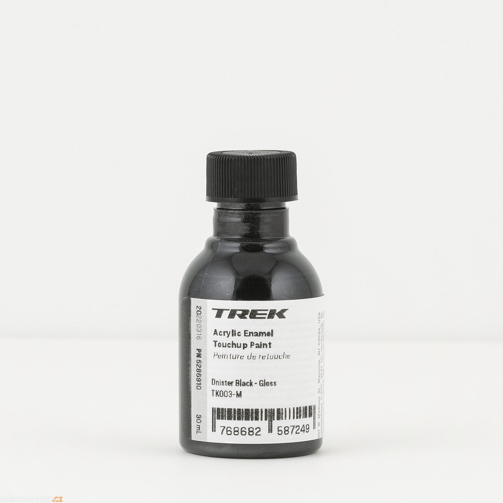 Outdoorweb.eu Paint Touch Up 30ml TK003 M Gloss Dnister Black Repair varnishes TREK 16.39
