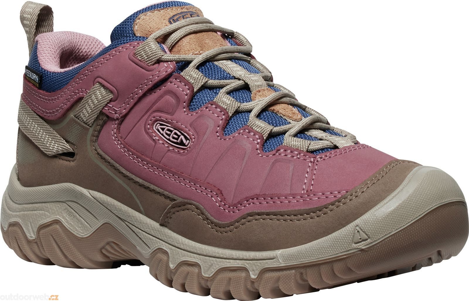 Outdoorweb.eu TARGHEE IV WP WOMEN rose brown plaza taupe trekking low women s shoes KEEN 102.91