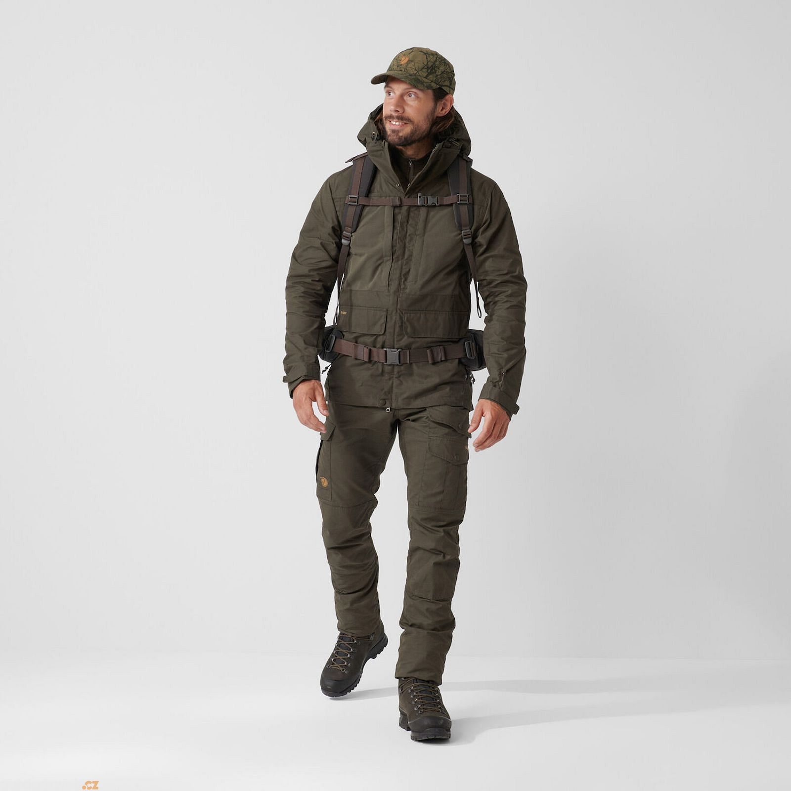 Lappland Hybrid Jacket M Dark Olive men's hunting jacket