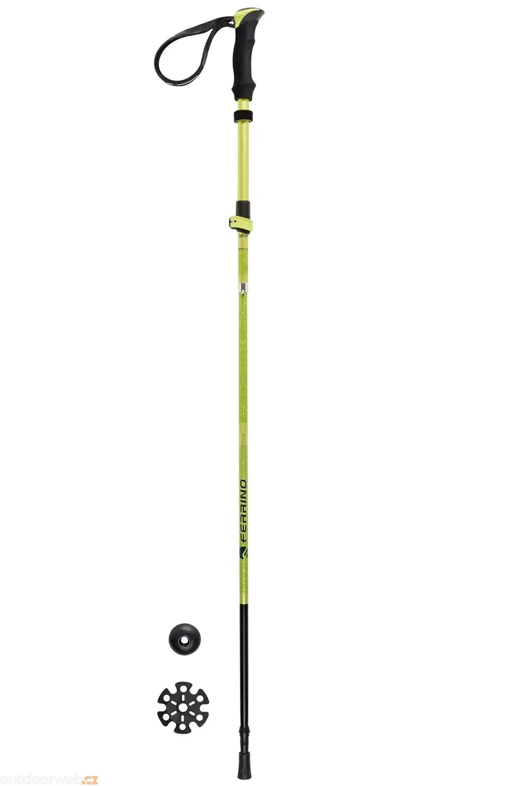 Ferrino Ortles UNI Trekkingstokken, opvouwbaar, telescopisch, 115-135 cm, gesloten 40 cm