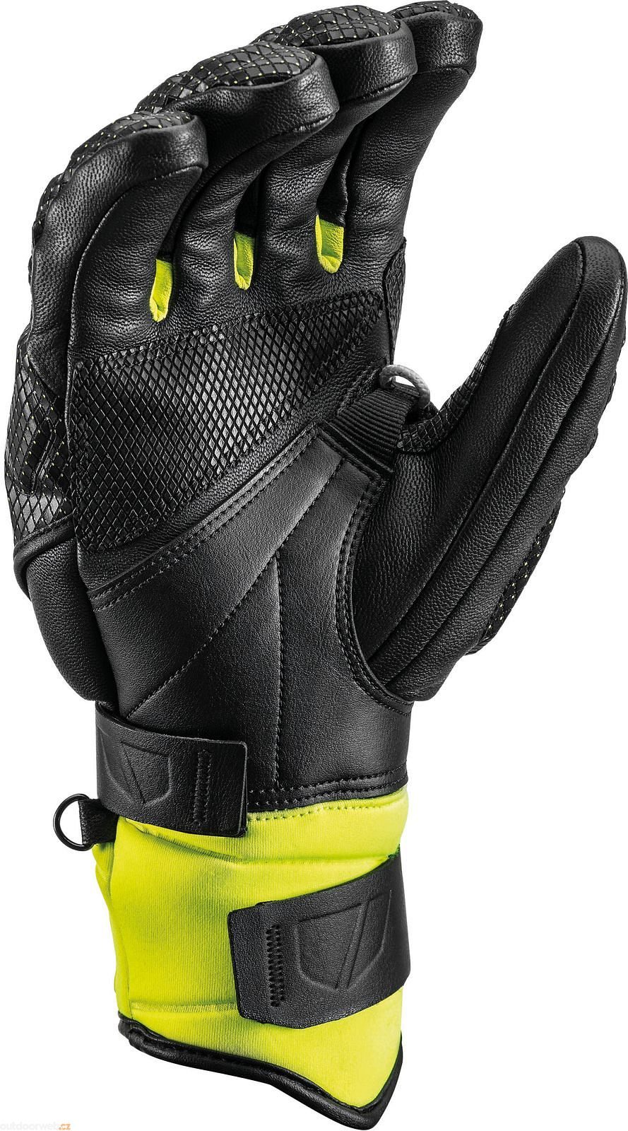 Worldcup Race Ti S Speed System, black-ice lemon - Gloves