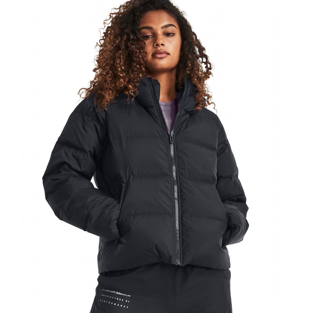 NEW UNDER ARMOUR COLDGEAR REACTOR PARKA Black / Grey UA Women's S-M-L-XL  Jacket