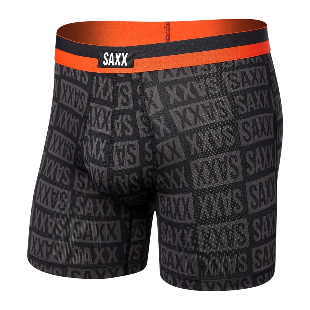 SAXX KINETIC HD BOXER BRIEF grey feed stripe ii XL - Boxer Shorts