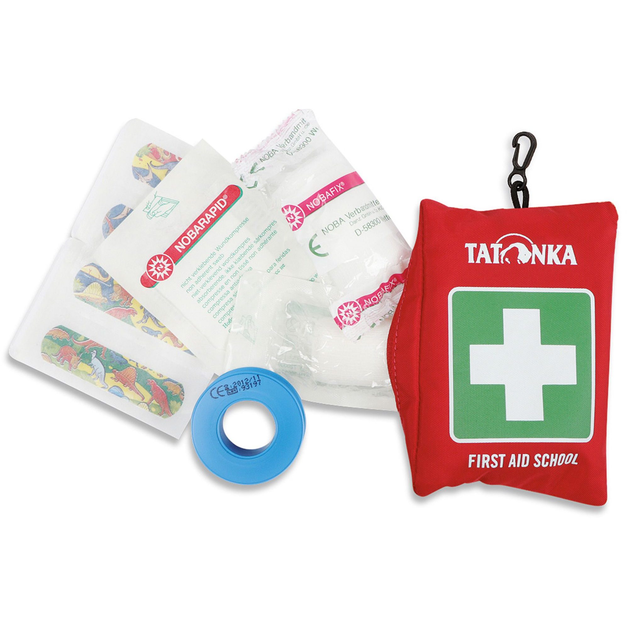 First Aid School, red