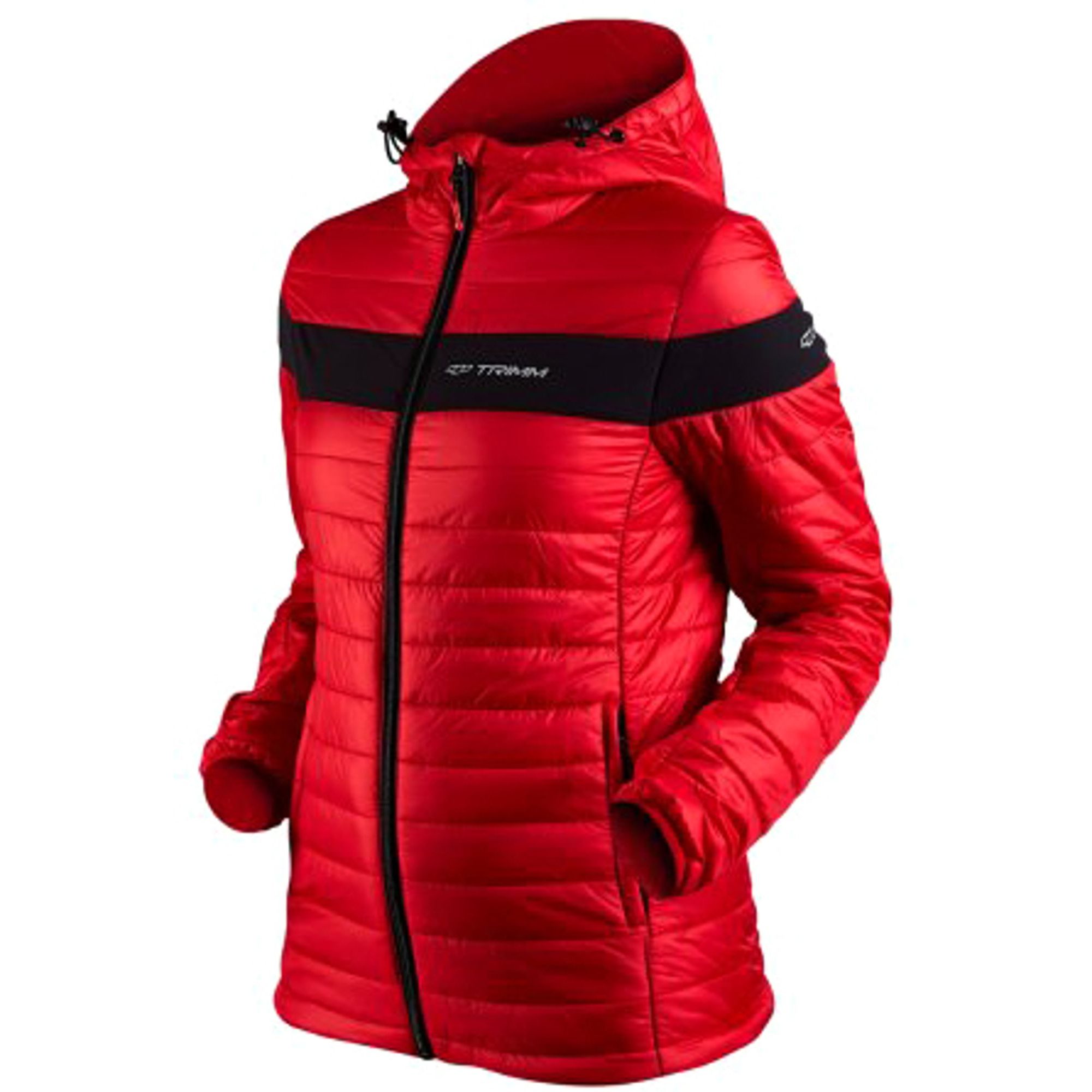 CREDIT LADY red/black - ladies jacket with hood - TRIMM - 95.03