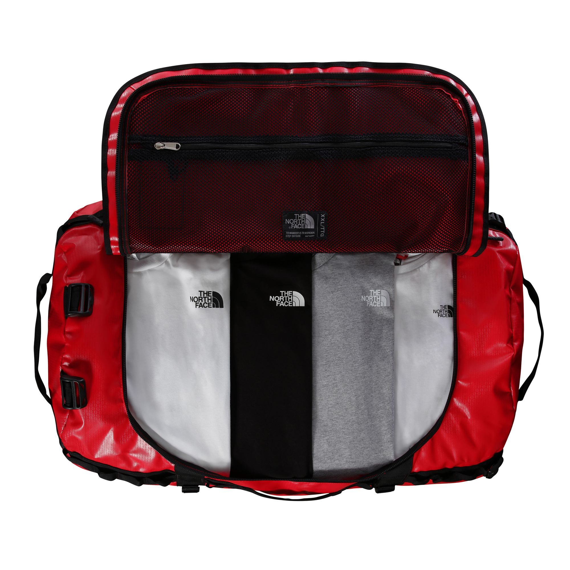 BASE CAMP DUFFEL - XXL 150L, TNF Red/TNF Black-NPF