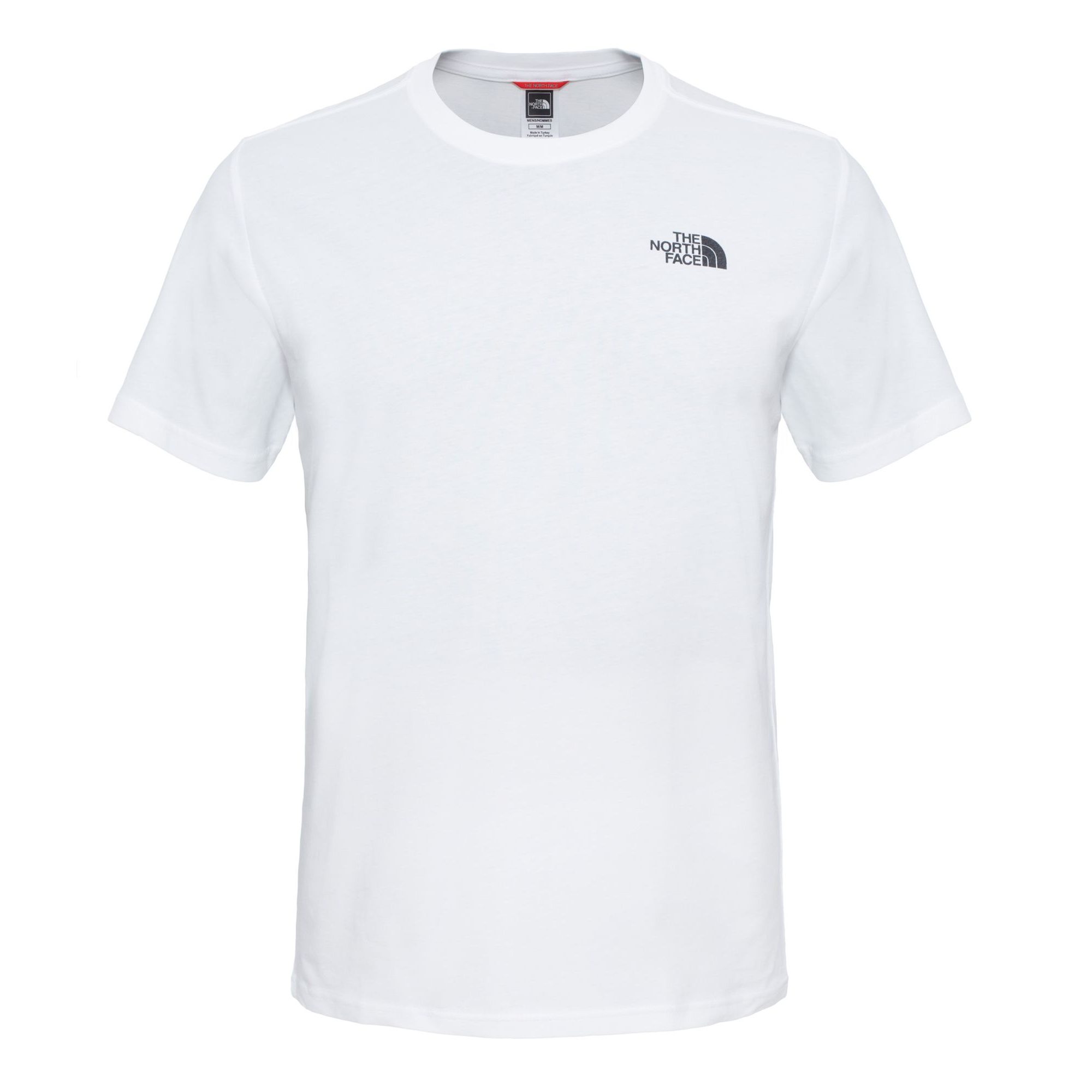 M S/S RED BOX TEE TNF WHITE