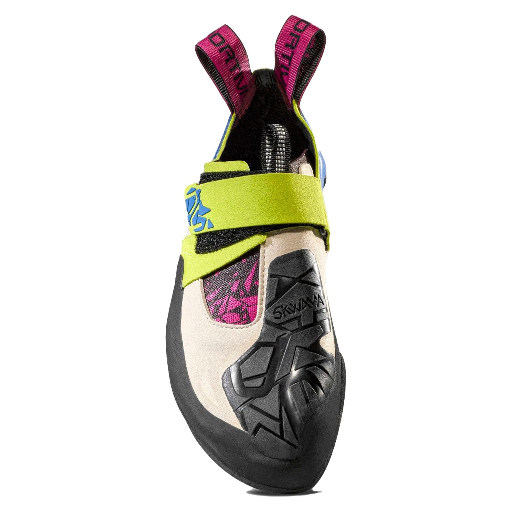 Skwama Woman, Apple Green/Cobalt Blue