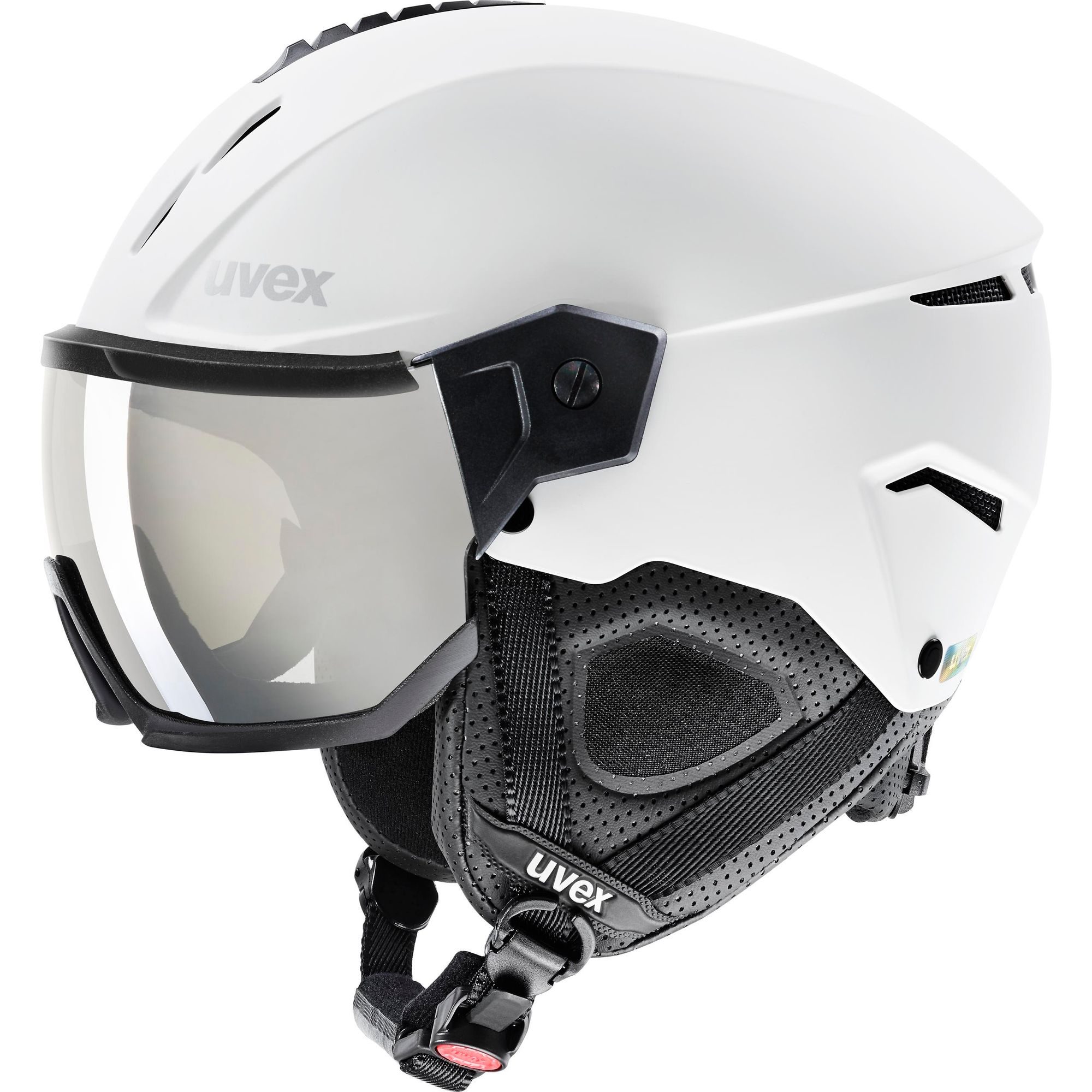 INSTINCT VISOR, white-black mat