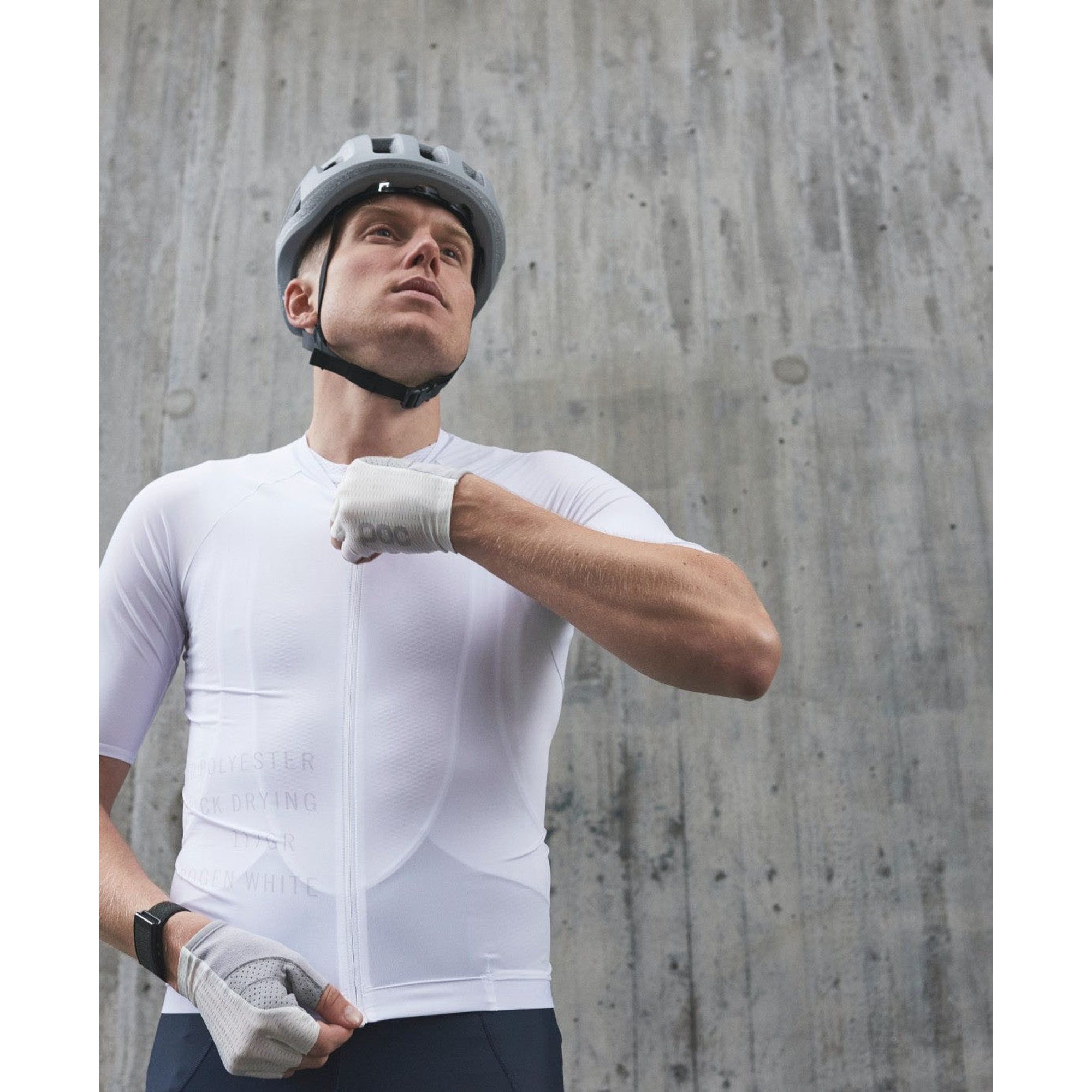 M's Pristine Print Jersey Hydrogen White