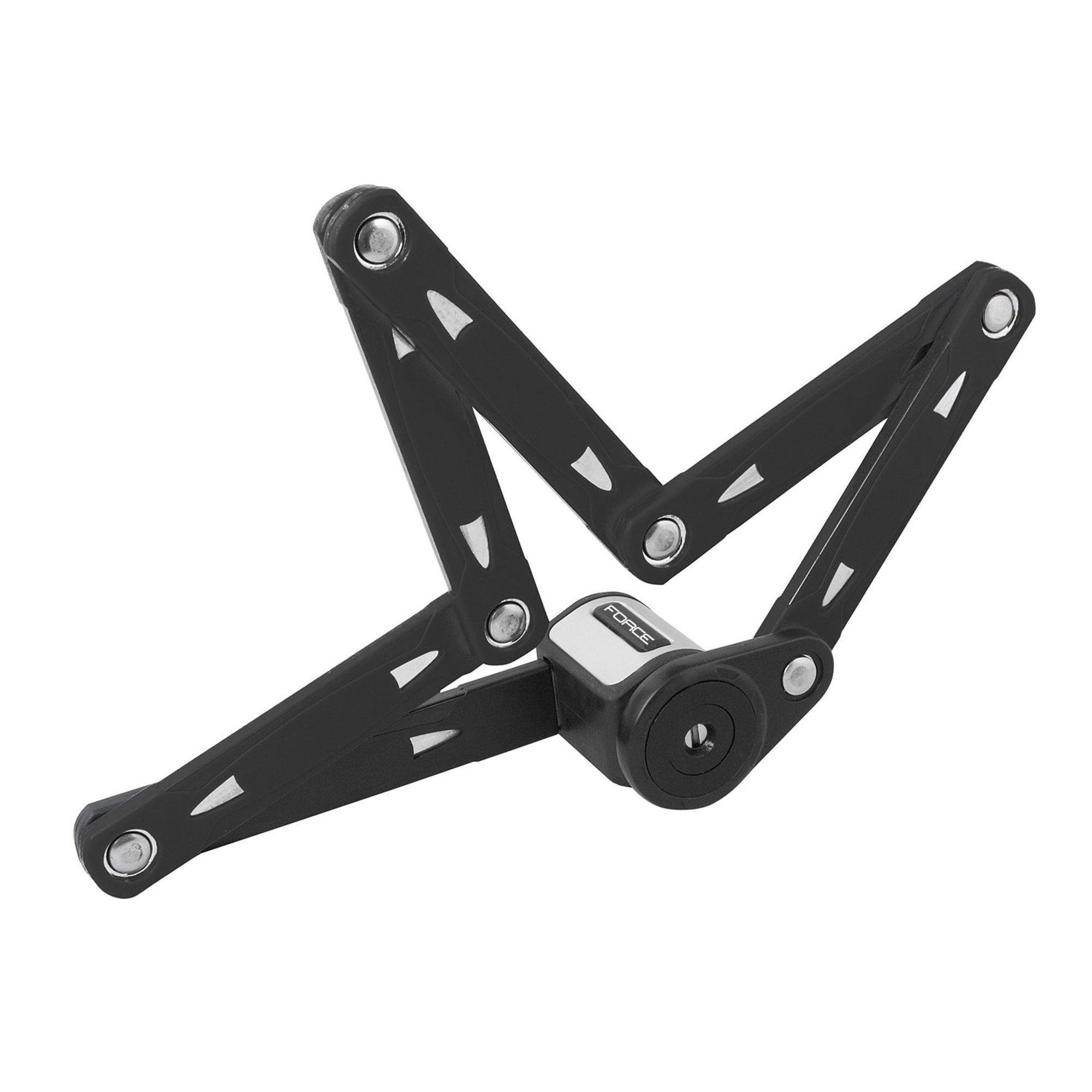 FOLD foldable 80 cm, 6 links, black + holder