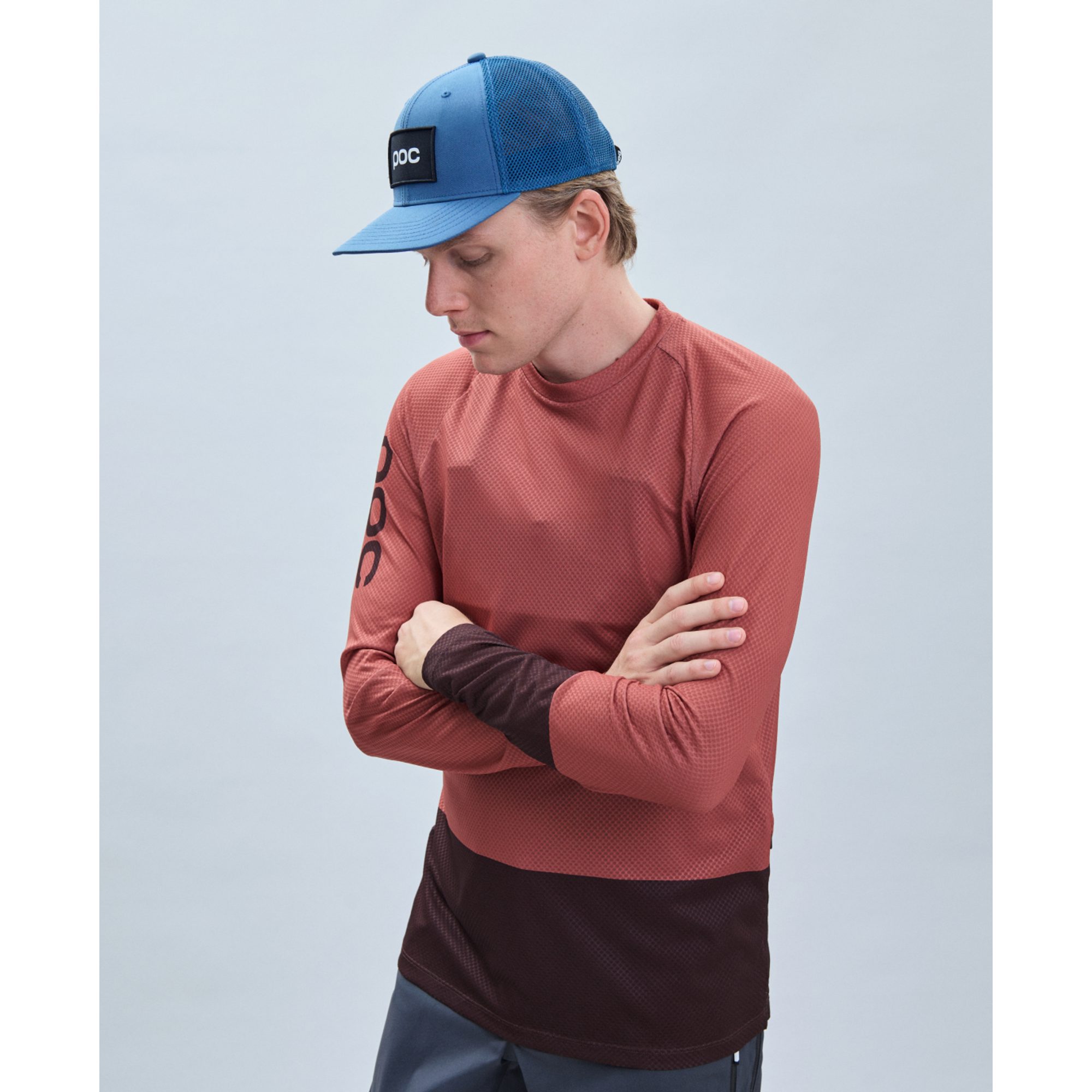 MTB Pure LS Jersey Himalayan Salt/Axinite Brown