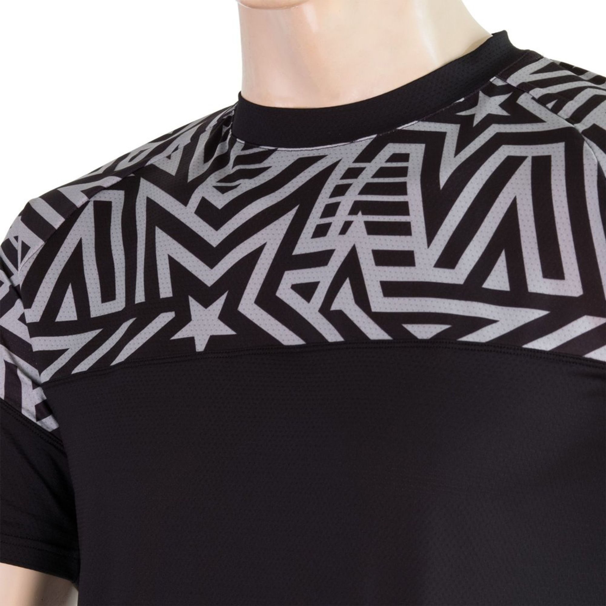 COOLMAX IMPRESS pánské triko kr.rukáv černá/stars