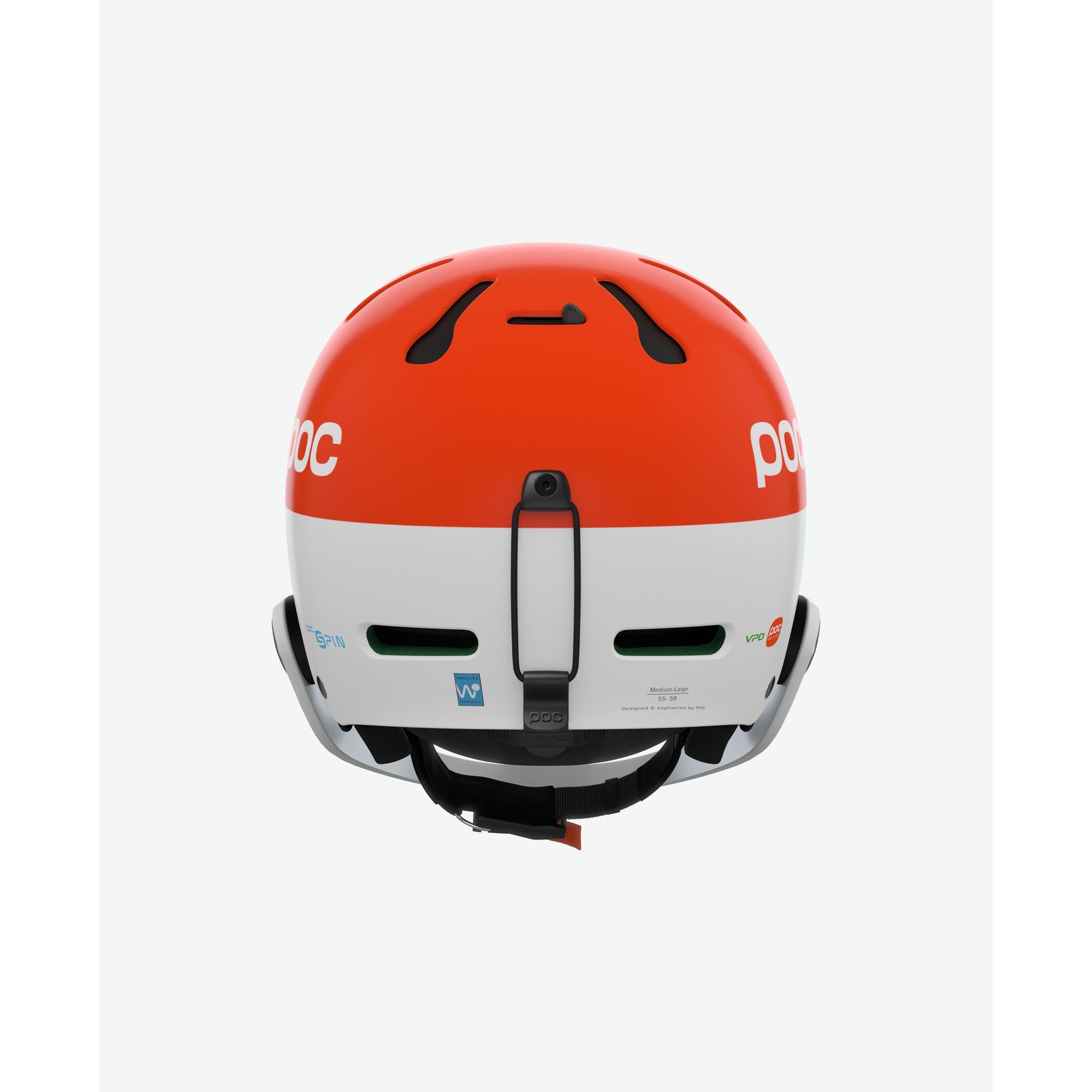 Artic SL 360 SPIN Fluorescent Orange - Slalom helmet - POC