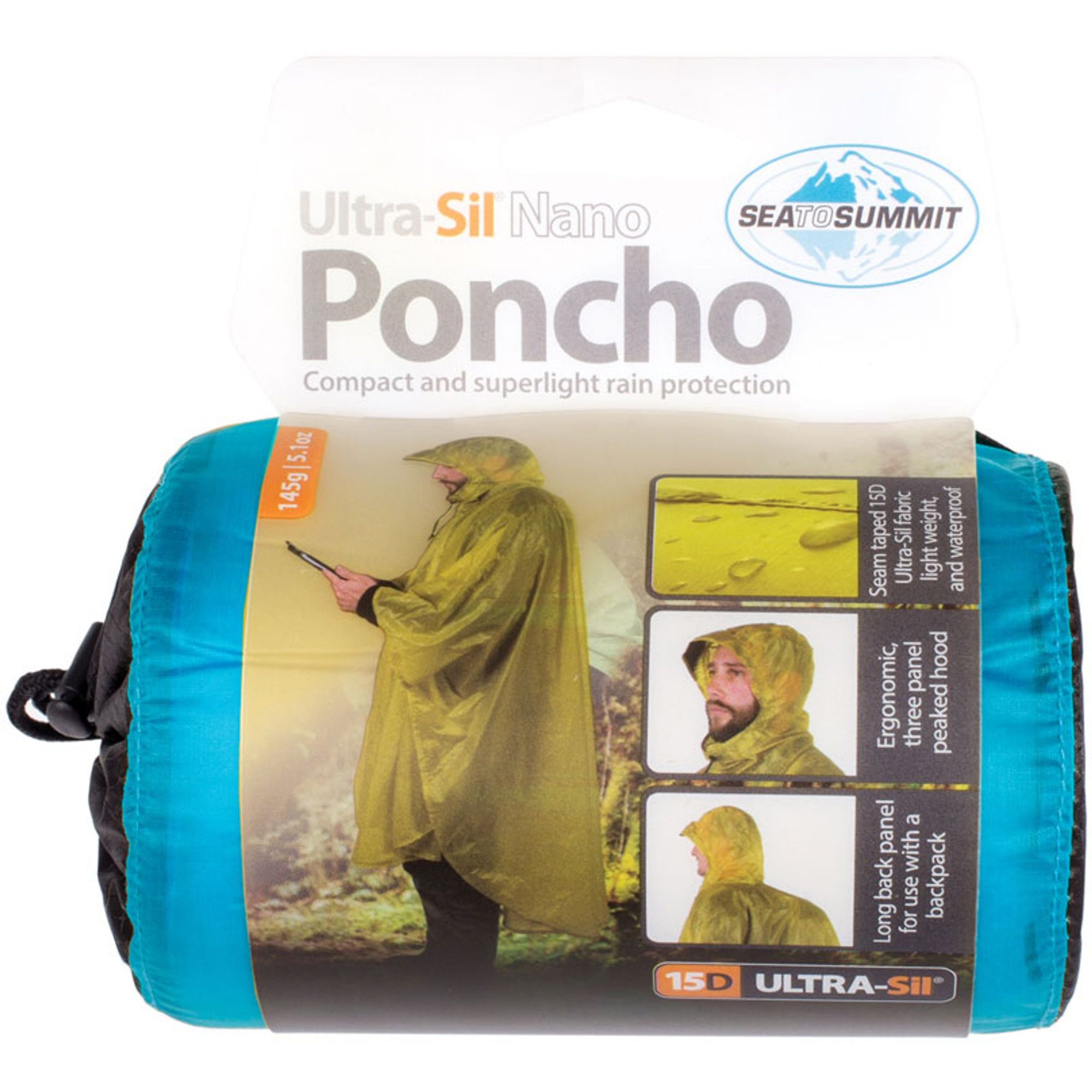 Ultra-Sil15D Nano Poncho Blue