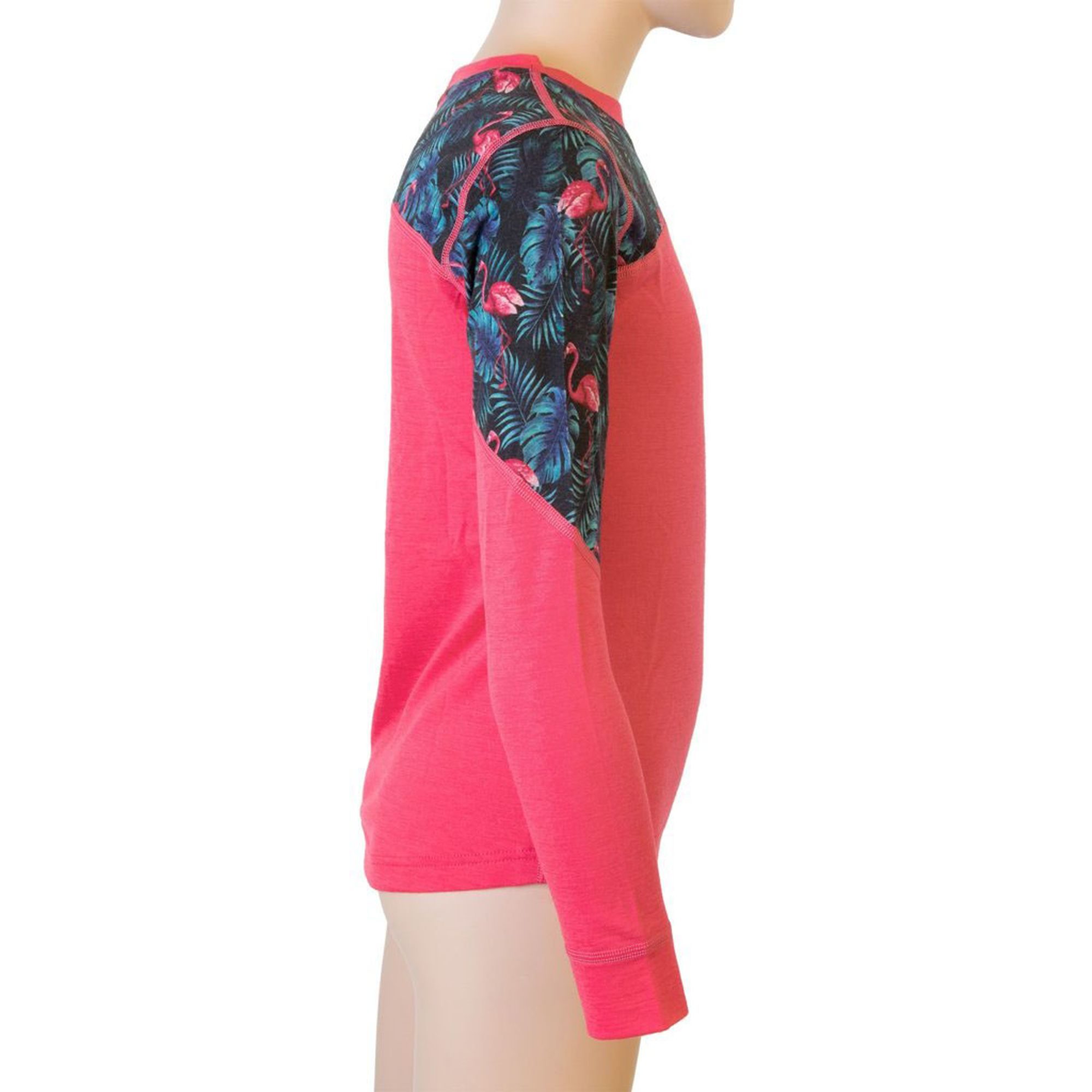MERINO IMPRESS SET magenta/floral