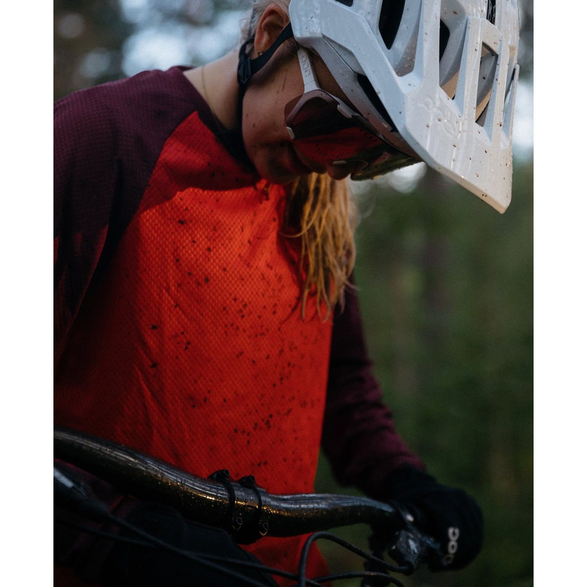 W's MTB Pure LS Jersey, Propylene Red/Agate Red