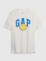 GAP 514073-03 Tričko GAP × SmileyWorld® Bílá
