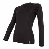 SENSOR COOLMAX TECH ladies long sleeve shirt black