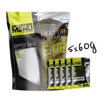 Self-heating SET 5x50g + Zipper-bag
