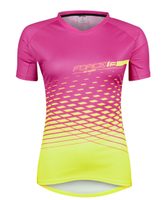 FORCE MTB ANGLE women's neck sleeve, pink-fluo