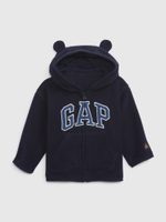 GAP 743266-00 Dětská fleece mikina Tmavě modrá