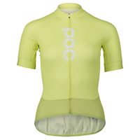 POC W's Essential Road Logo Jersey Lemon Calcite