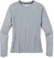 SMARTWOOL W MERINO SPORT ULTRALITE LONG SLEEVE, light gray heather