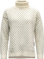 DEVOLD Sørisen Wool Sweater Wmn, Offwhite/Ink