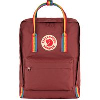 FJÄLLRÄVEN Kånken Rainbow 16 Ox Red-Rainbow Pattern