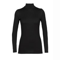 ICEBREAKER W 260 Tech LS Turtleneck BLACK