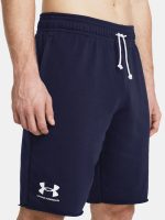 UNDER ARMOUR RIVAL TERRY SHORT, Midnight Navy / Onyx White
