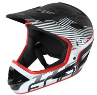 FORCE TIGER downhill, black-white-red L