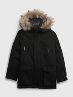 GAP 428497-01 Dětská zimní bunda parka Černá