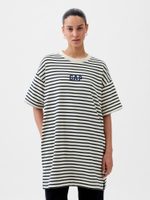 GAP 870986-00 Šaty s logem Oversized Tmavě modrá