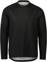 POC M's Essential MTB LS Jersey Uranium Black