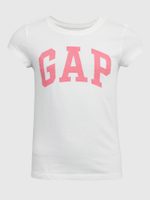 GAP 603276-68 Dětské tričko s logem GAP Bílá