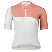 POC W's Essential Road Jersey Print Hydrogen White/Rock Salt