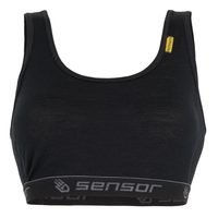 SENSOR MERINO ACTIVE women's bra black