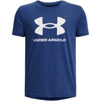 UNDER ARMOUR SPORTSTYLE LOGO SS Kid, blue