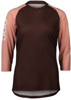 POC W's MTB Pure 3/4 Jersey Axinite Brown/Rock Salt