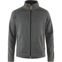 FJÄLLRÄVEN Övik Fleece Zip Sweater M Dark Grey