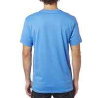 Scripted Ss Tee, heather blue